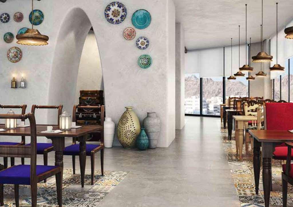 Doubletree By Hilton Muscat Qurum المطعم الصورة